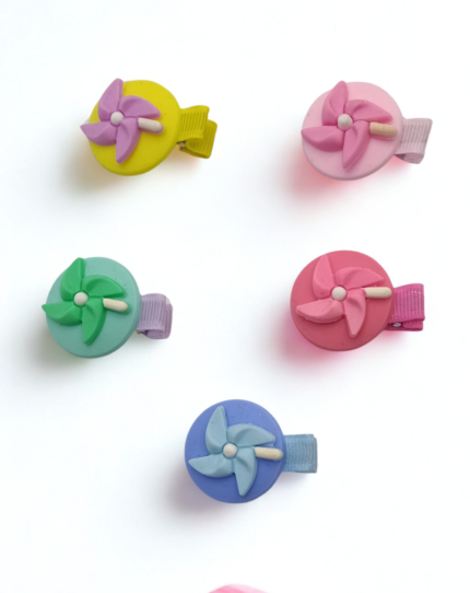Kids Pinwheel Hair Pin