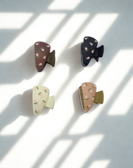 Minimalist Matte Triangle Hair Claw Clips for Women